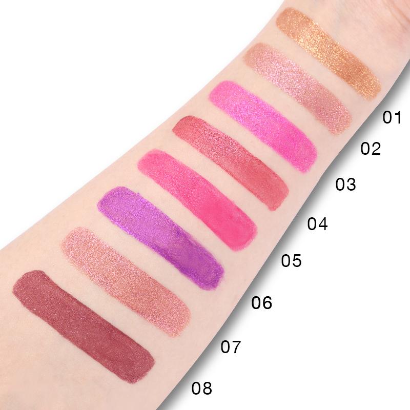 Universal Lip Luminizer Lipstick Soft Metallic Matte Lipstick Liquid Waterproof Lipstick Matte Lipstick lips