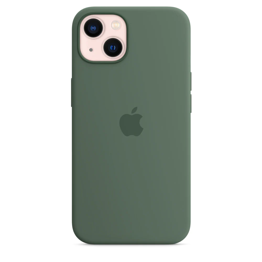 Liquid Silicone Mobile Phone Case All-Inclusive For Apple iPhone 13promax Protective Cover iPhone12 Anti-Fall 11promax Green