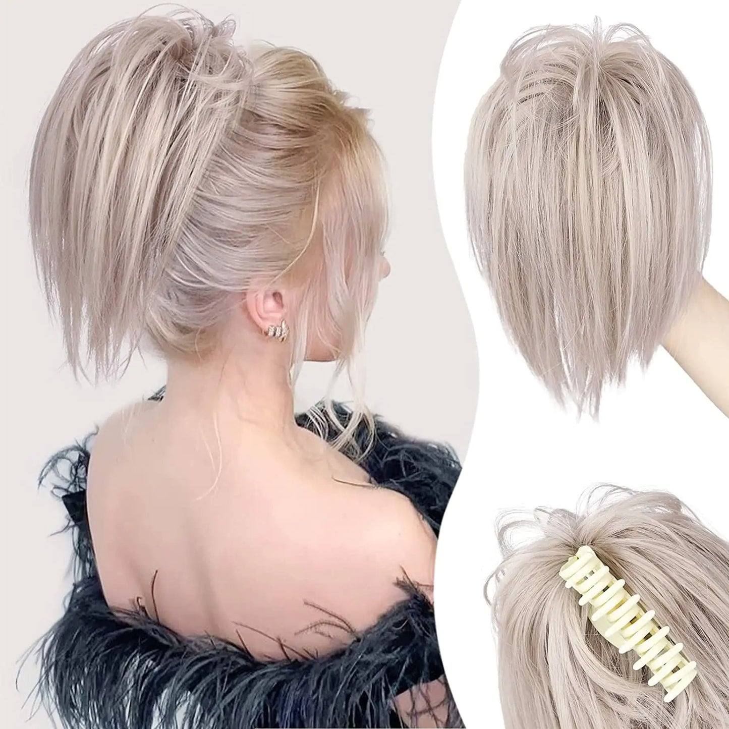 Messy Ponytail Clip Extension