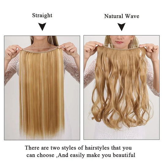 Invisible Wire No Clips Hair Extension