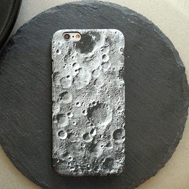 Moon surface texture for iphoneX case phone shell cosmos protective sleeve Tide