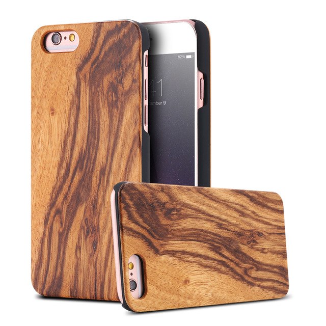 Geniune Bambus Fall Für iPhone 6 6 s Plus 100% Natürliche Holz Abdeckung Für iPhone 5 5 s SE X 7 8 Plus 6 6 s Xr Xs Max Funda Tasche