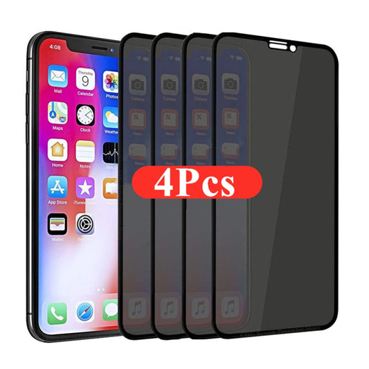 30 Degrees Privacy Screen Protectors for IPhone 12 11 Pro Max 13 Mini Anti-spy Protective Glass for IPhone XS XR X 7 Plus