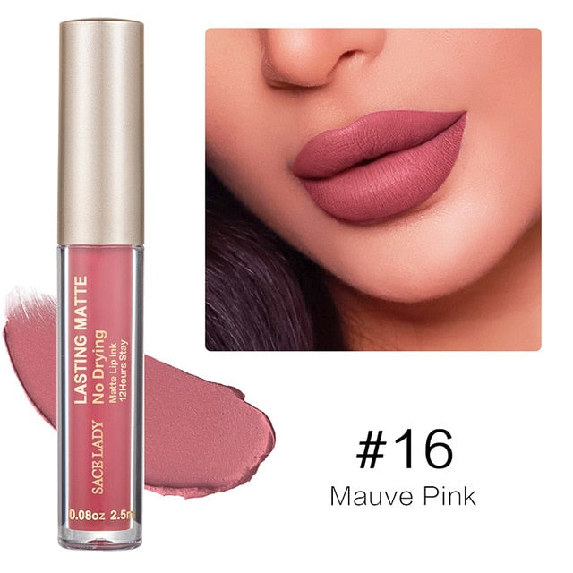 Make Up Waterproof Nude Lipstick Long Lasting Liquid Matte Lipstick Kit Lip Gloss Cosmetics Lipgloss Lip Makeup