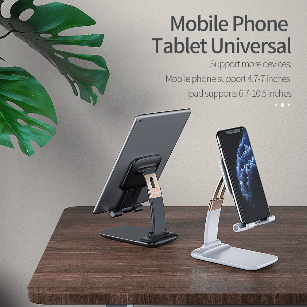 Essager Foldable Desk Mobile Phone Holder Stand For iPhone iPad Pro Tablet Flexible Gravity Table Desktop Cell Smartphone Stand