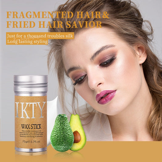 75g Hot Hair Gel Hair Line Styling Smooth Frizzy Hairs Avocado Hair Edge Control Gel Salon Hairdressing Styling Tool