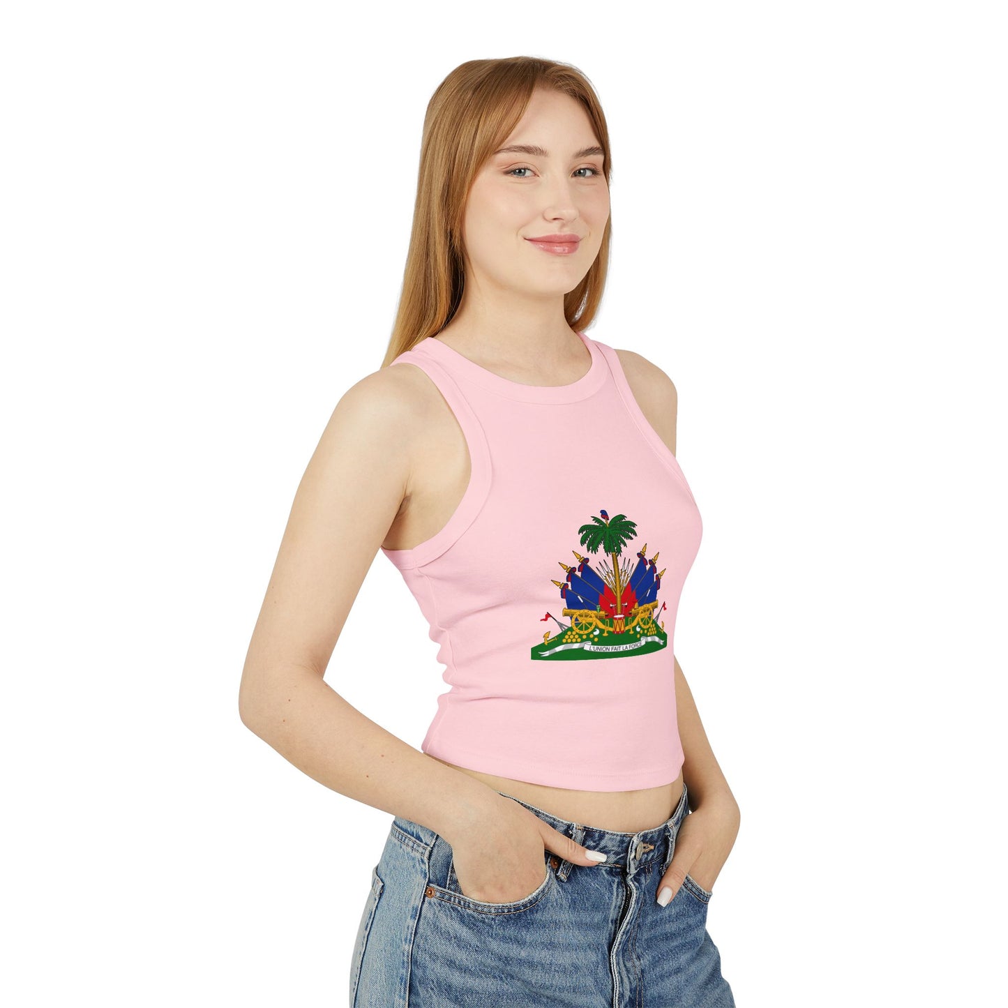 Women's Micro Rib Racer Tank Top