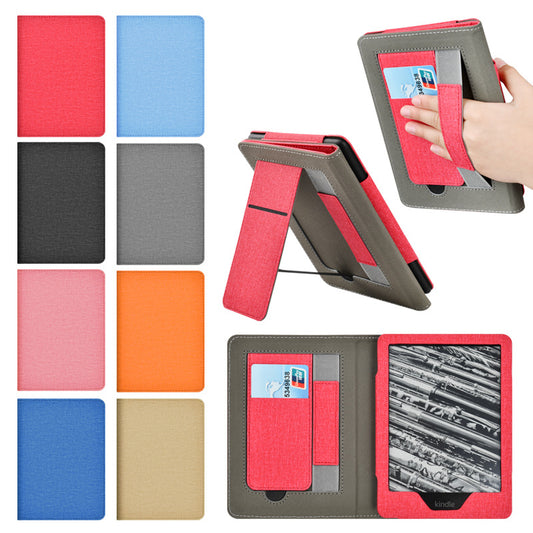 Suitable For Kindle Paper White5 Cloth Pattern Bracket Protective Cover 6.8 Inch 11th KPW5 Hand-Held Card Holder