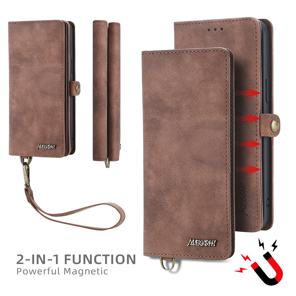 iPhone 11 Phone Leather Case Suitable For iPhoneXSMAX Flip Phone Case 7/8PLUS Separate Protective Cover