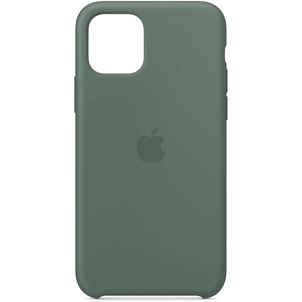 Liquid Silicone Mobile Phone Case All-Inclusive For Apple iPhone 13promax Protective Cover iPhone12 Anti-Fall 11promax Green