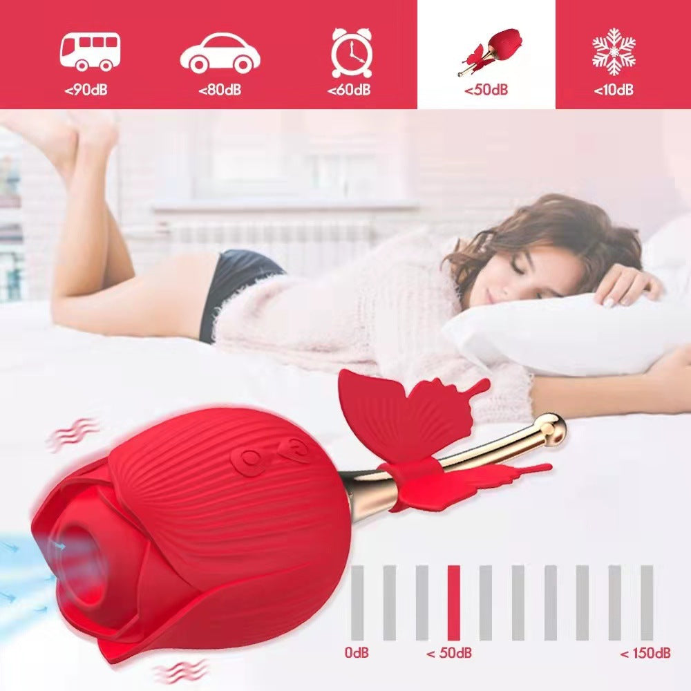 10 Speed Cute-Vibrator-Massager-Sucking-Licking-Sucker For Women Waterproof Mute