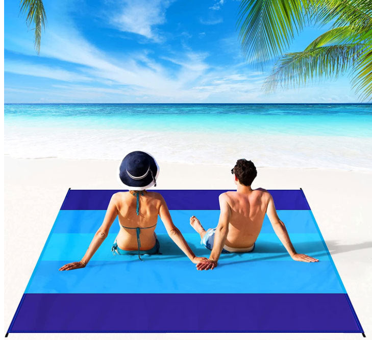 Outdoor Camping Waterproof Beach Mat Portable Foldable Polyester Picnic Mat New Model