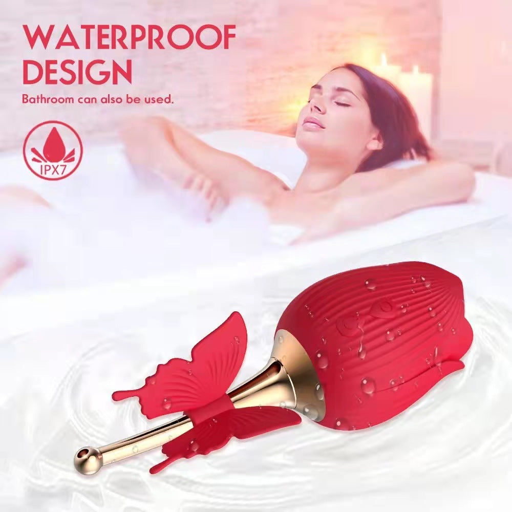 10 Speed Cute-Vibrator-Massager-Sucking-Licking-Sucker For Women Waterproof Mute