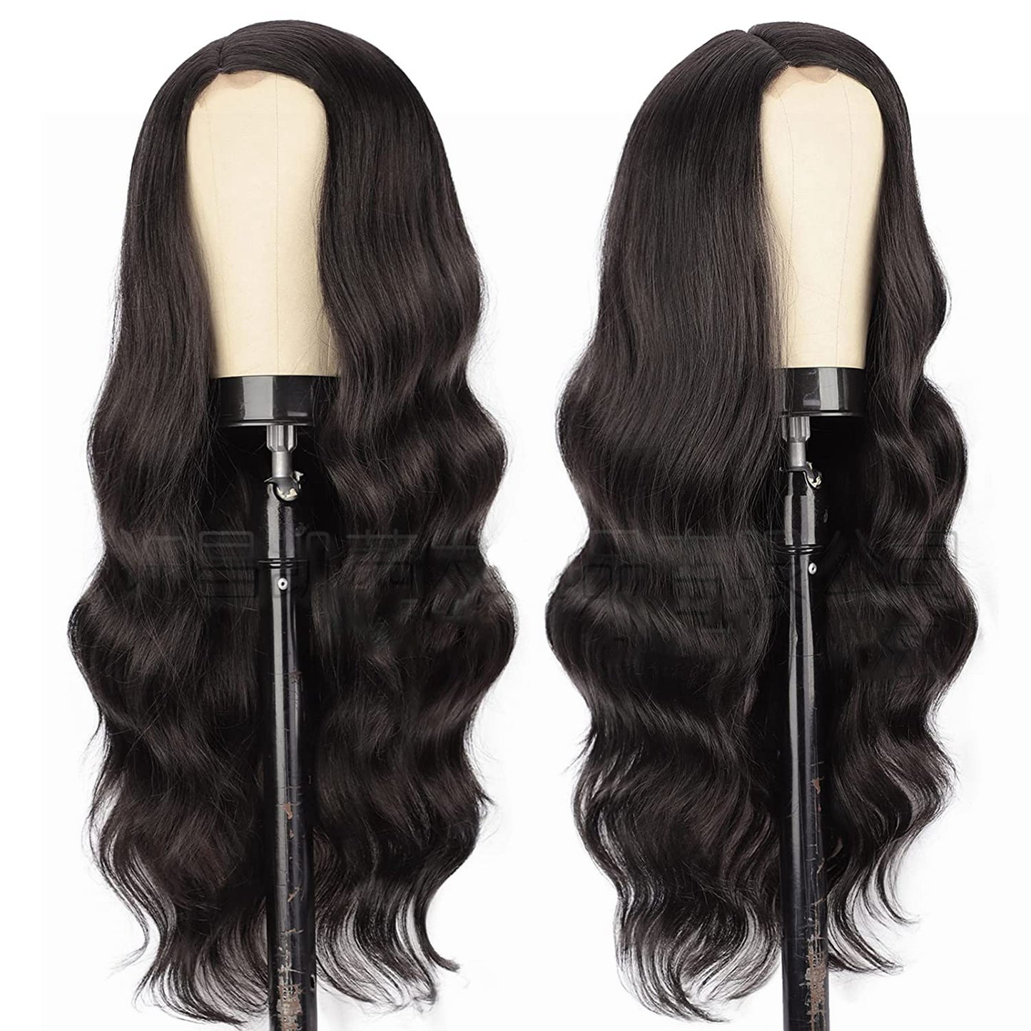 European and American Wigs With Long Curly Hair, Women's Front Lace Wigs, High-Temperature Silk Wigs, and Headsets