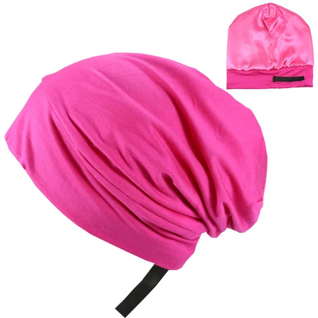 Soft Stretch Satin Bonnet