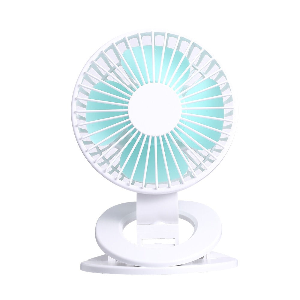 The New Clip Fan Mini Desktop USB Small Fan Dormitory Charging Car Home Gift Fan