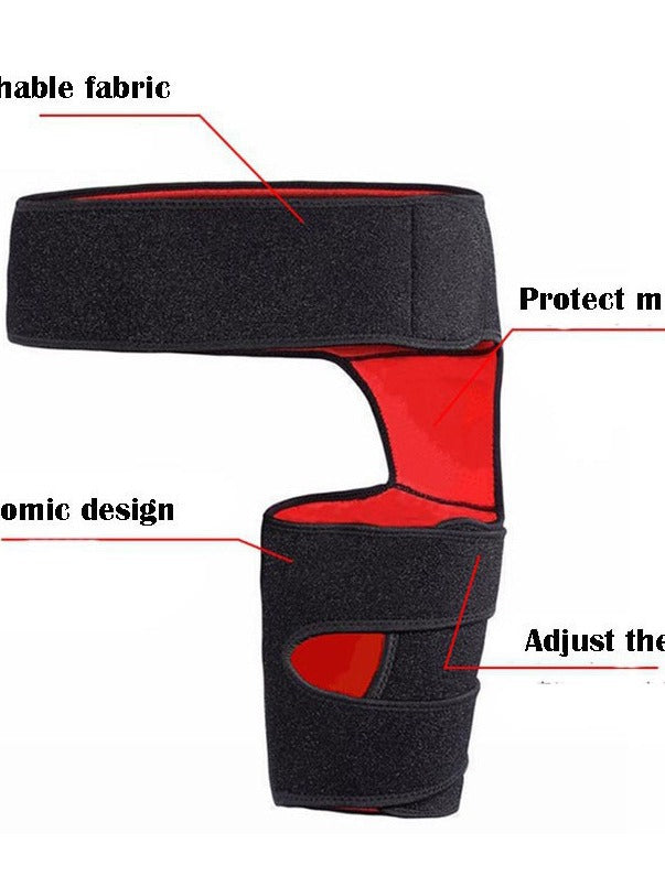 Fitness leggings wholesale spot protective gear to prevent muscle strain hip belt groin anti-strain sports thigh knee pads