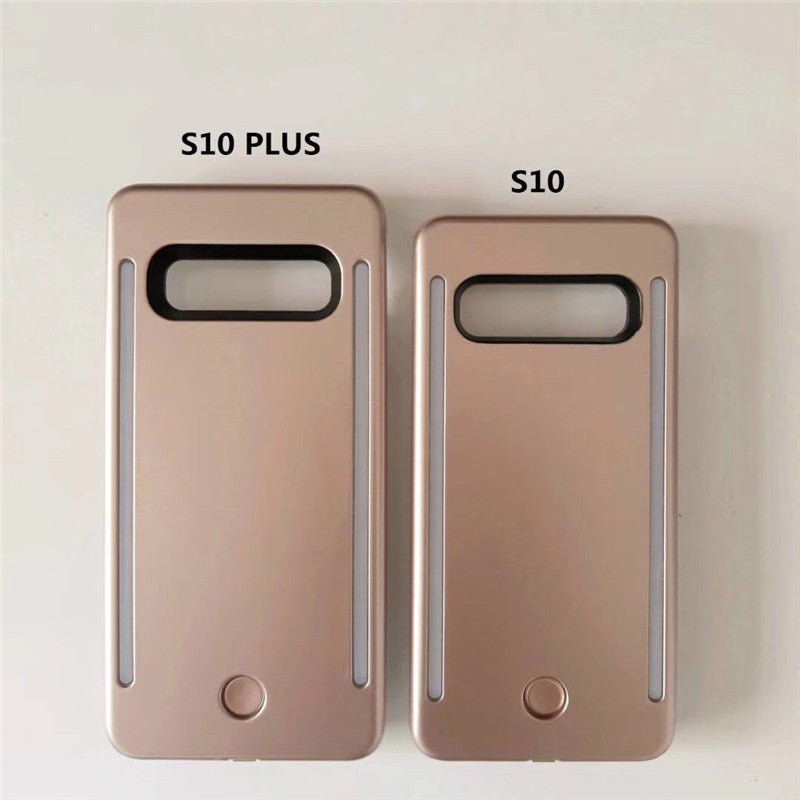 For Samsung S10 anti-fall 3 generations Light Up selfie flash phone Case flash Protector Cover Bag For Samsung s8 s9 s10 plus