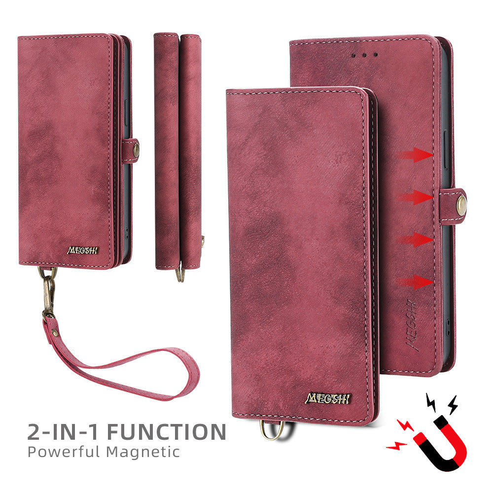 iPhone 11 Phone Leather Case Suitable For iPhoneXSMAX Flip Phone Case 7/8PLUS Separate Protective Cover