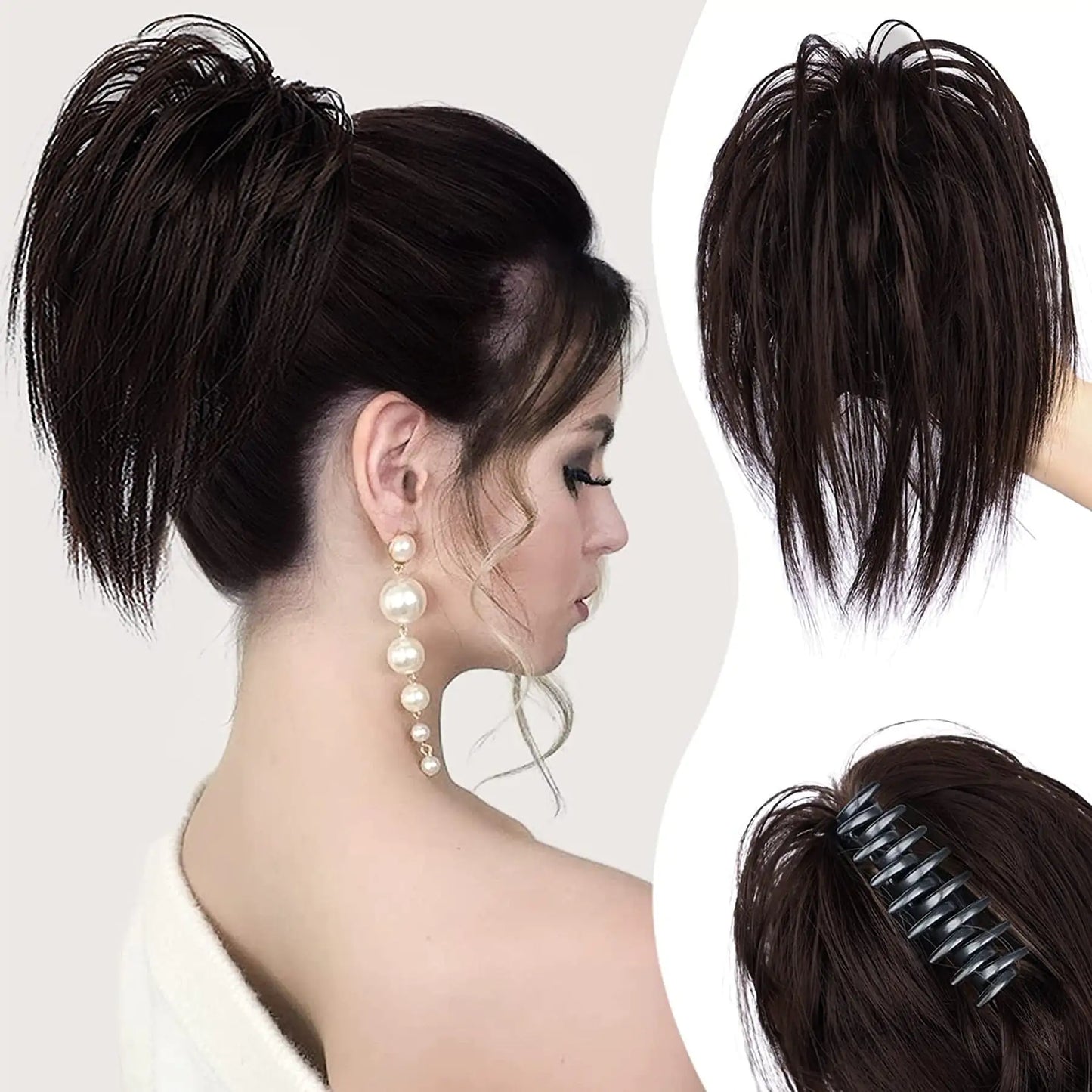 Messy Ponytail Clip Extension